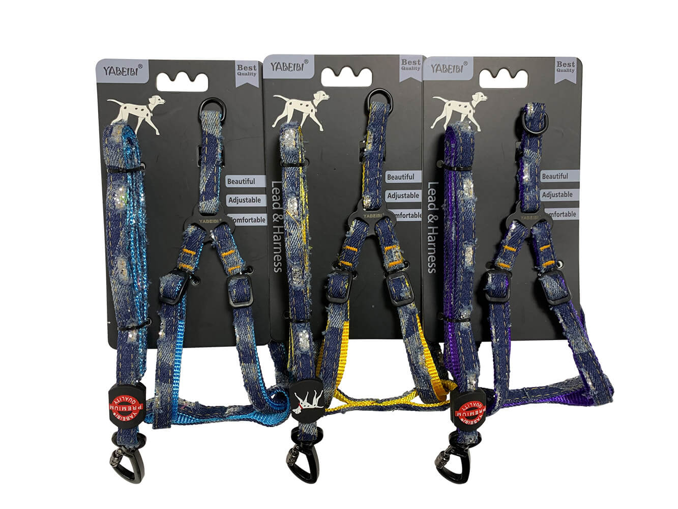 new jean leash+ harness (foam + plug with lock)